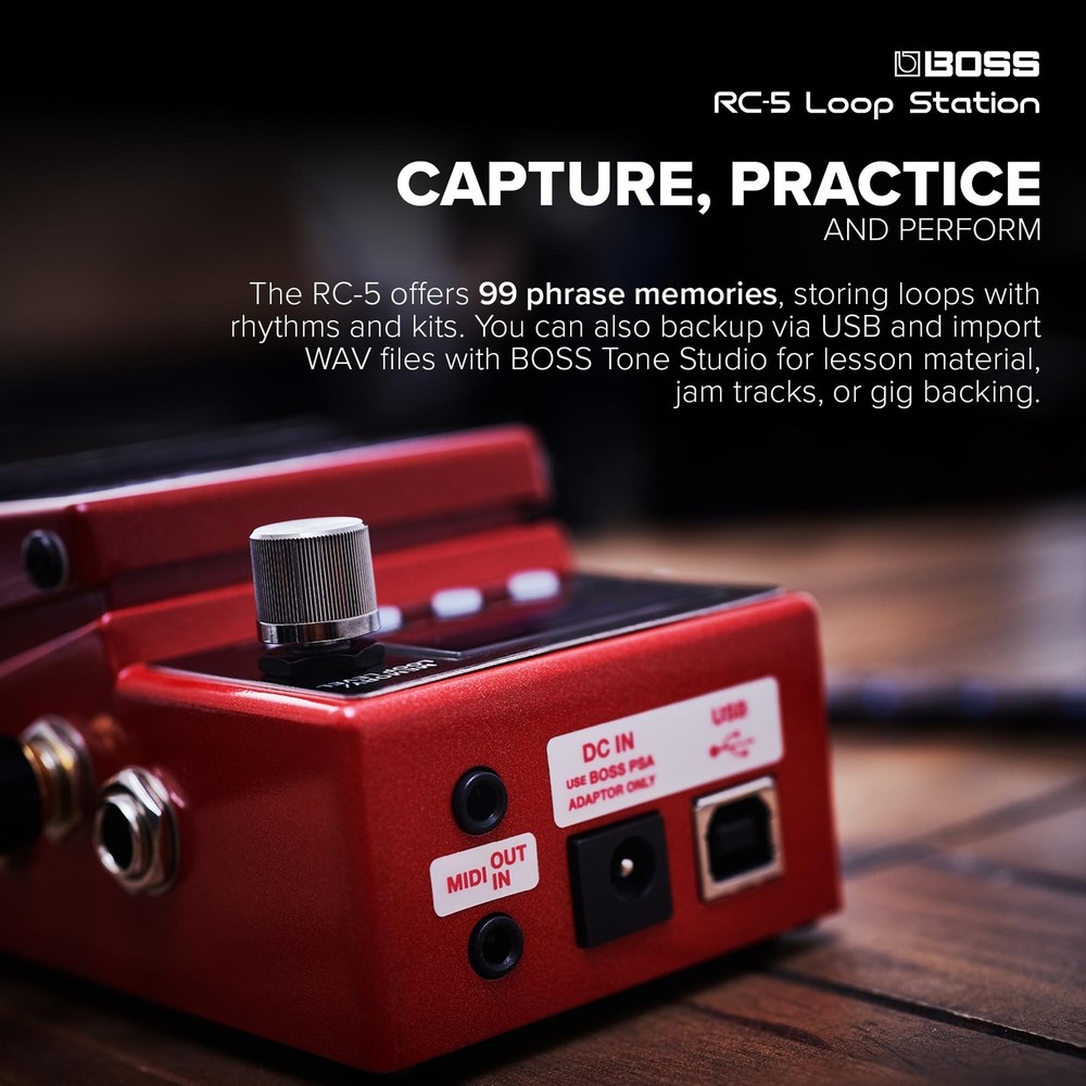 Boss RC-5 Loop Station Compact Phrase Recorder Pedal