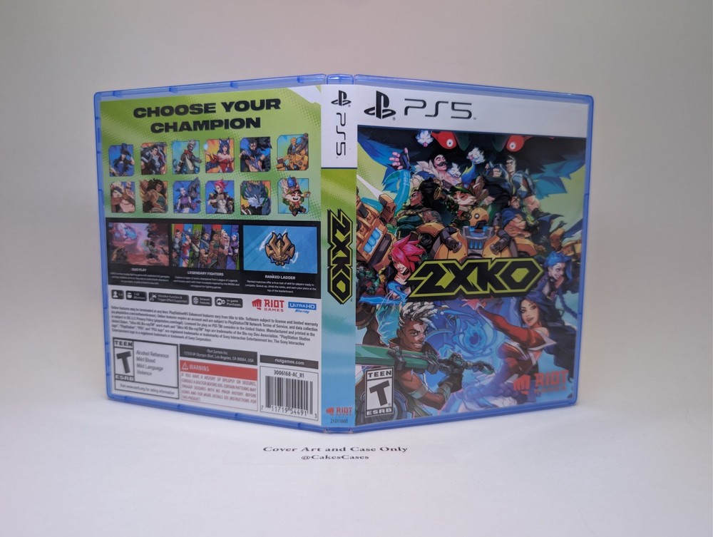 Replacement Case -NO GAME- 2XKO - Physical PS5 Game Case