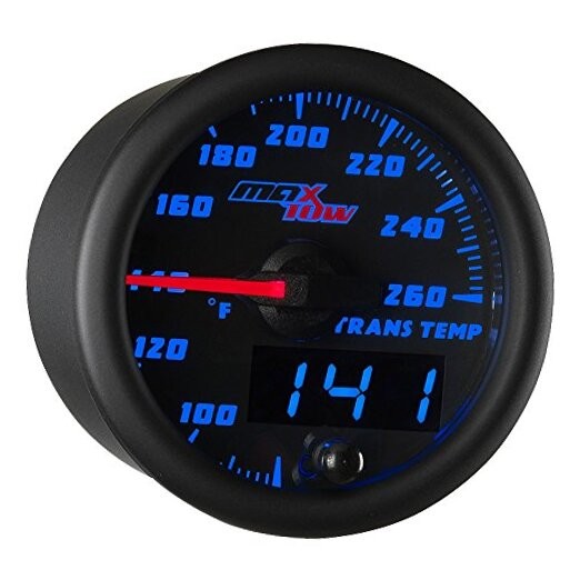 Double Vision 260 F Transmission Temperature Gauge Kit - Includes Electronic