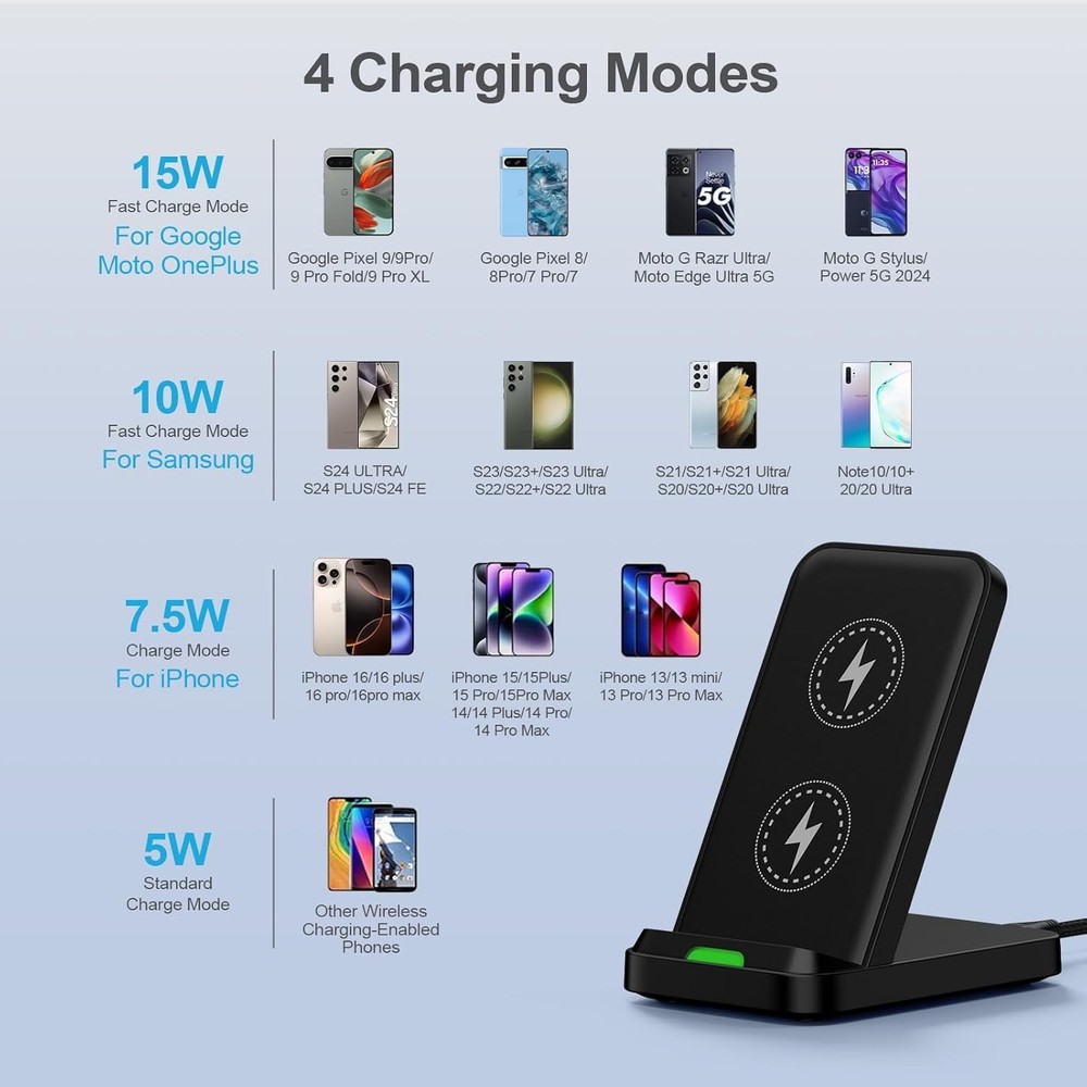 Mobile Phone Wireless Charger Multi-function Universal Adapter