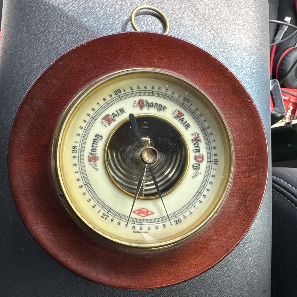 Antique German Weather Bathometer ATCO