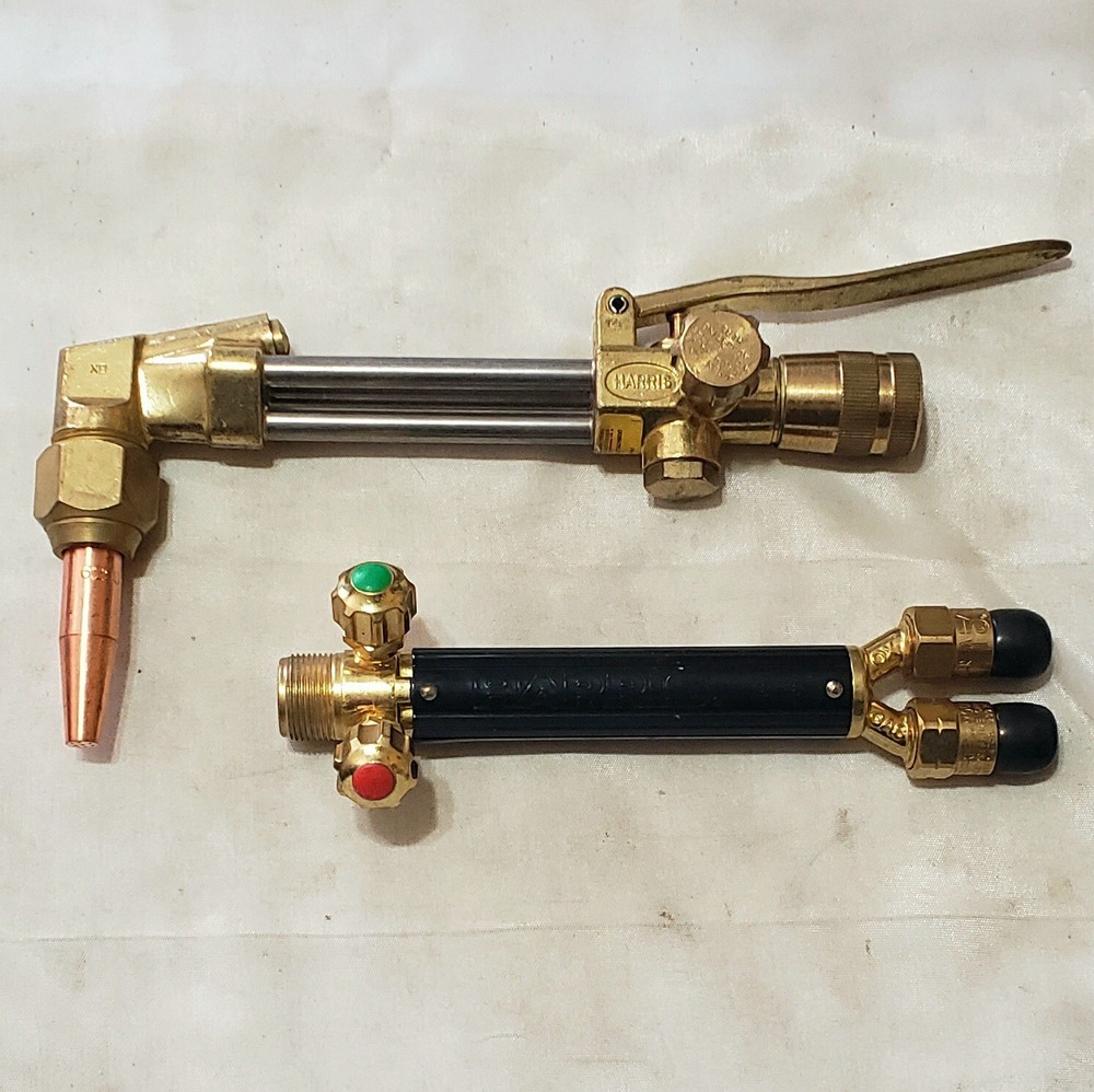 Harris Torch Set 71-3 Cutting Attachment Head & 19-6 Welding Handle 6290-0 Tip