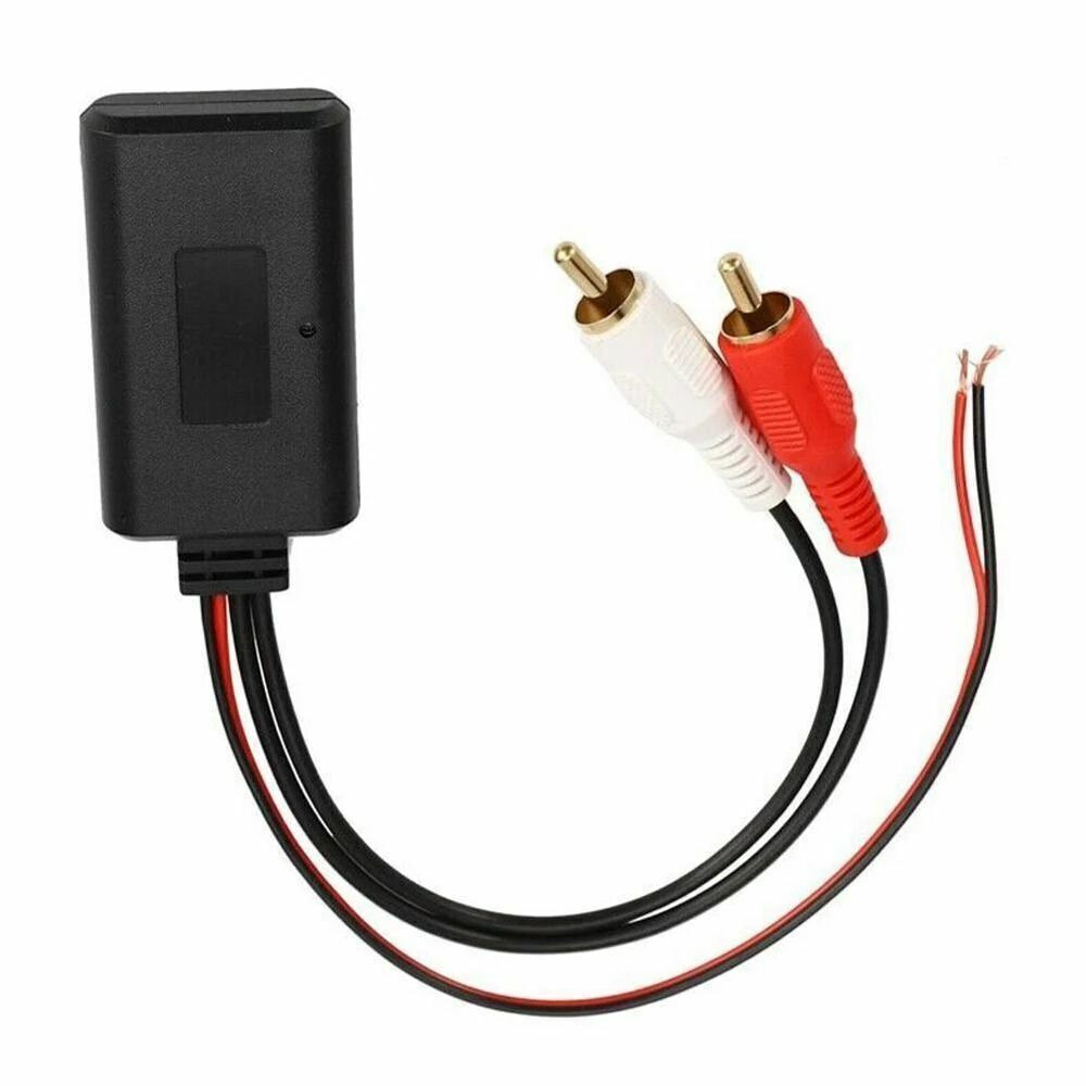 2X Car Audio Stereo Bluetooth AUX Receiver Module RCA Interface Cable Adapter