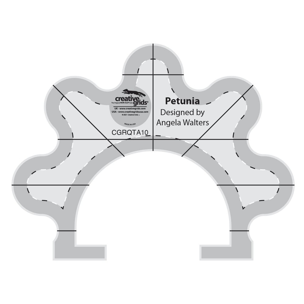 Creative Grids USA (CGRQTA10) Creative Grids Machine Quilting Tool Petunia