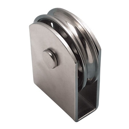 STAINLESS SURFACE MOUNT BLOCK, 4" TYPE "U", 304/316 SS