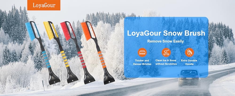 and Ice Scraper for Car Windshield, Window Scraper Deicer for