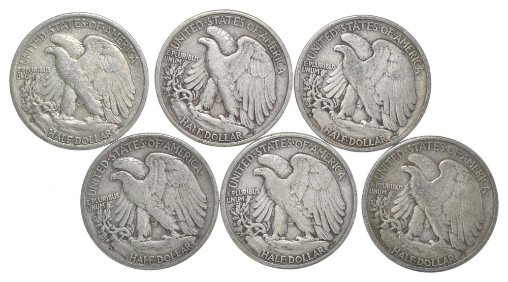 1942-D XF Walking Liberty Half Dollar