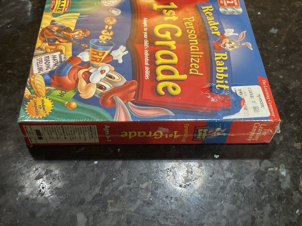 Reader Rabbit Deluxe 2 Cd Personalized 1st Grade Reading Spelling Math Sealed