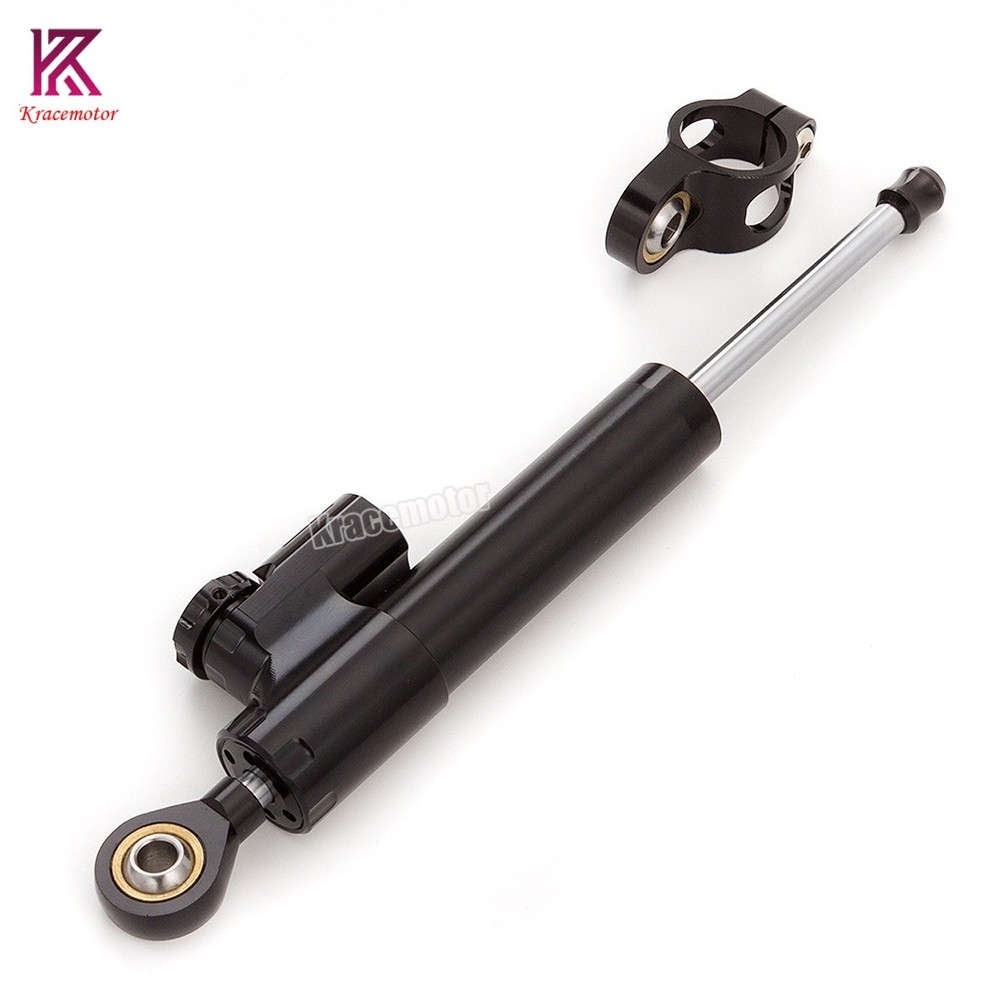 Motorcycle Universal CNC Adjustable Steering Damper Stabilizer Safety Aluminum