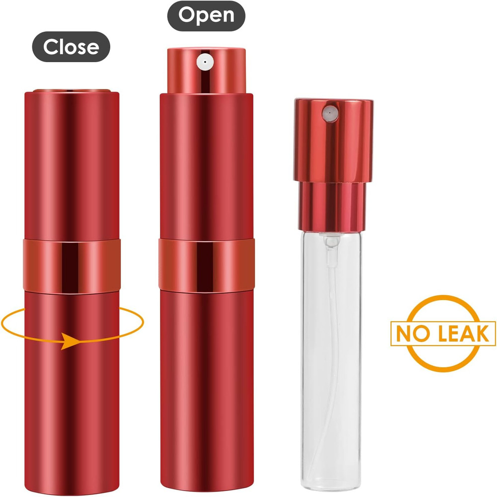 8Ml Travel Atomizer Bottles, Refillable Mini Fragrance Bottles, Empty Cologne Sp