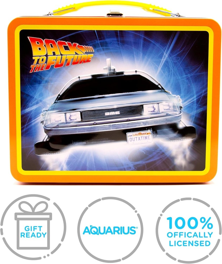 AQUARIUS Back to The Future Gen 2 Fun Box - Sturdy Tin Storage with...