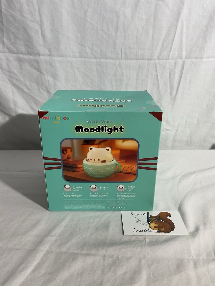 MimiCoco Moodlight Night Light - Catucchino, Warm White New