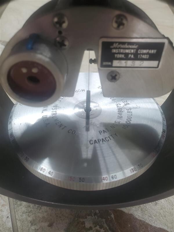 Morehouse Machine Co. 10000 lbs. Proving Ring