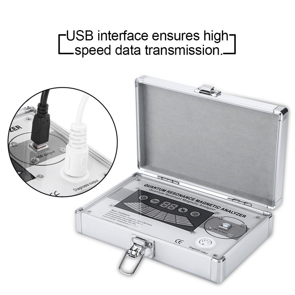 Human Body Analyzer Quantum Resonance Magnetic Analyzer English &Spanish Sofware
