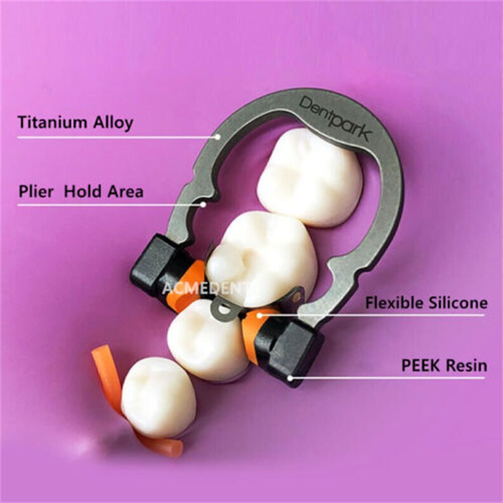 Dental Matrix Bands Ring Refills Sectional Matrice System Clamp Dam Clips Ring