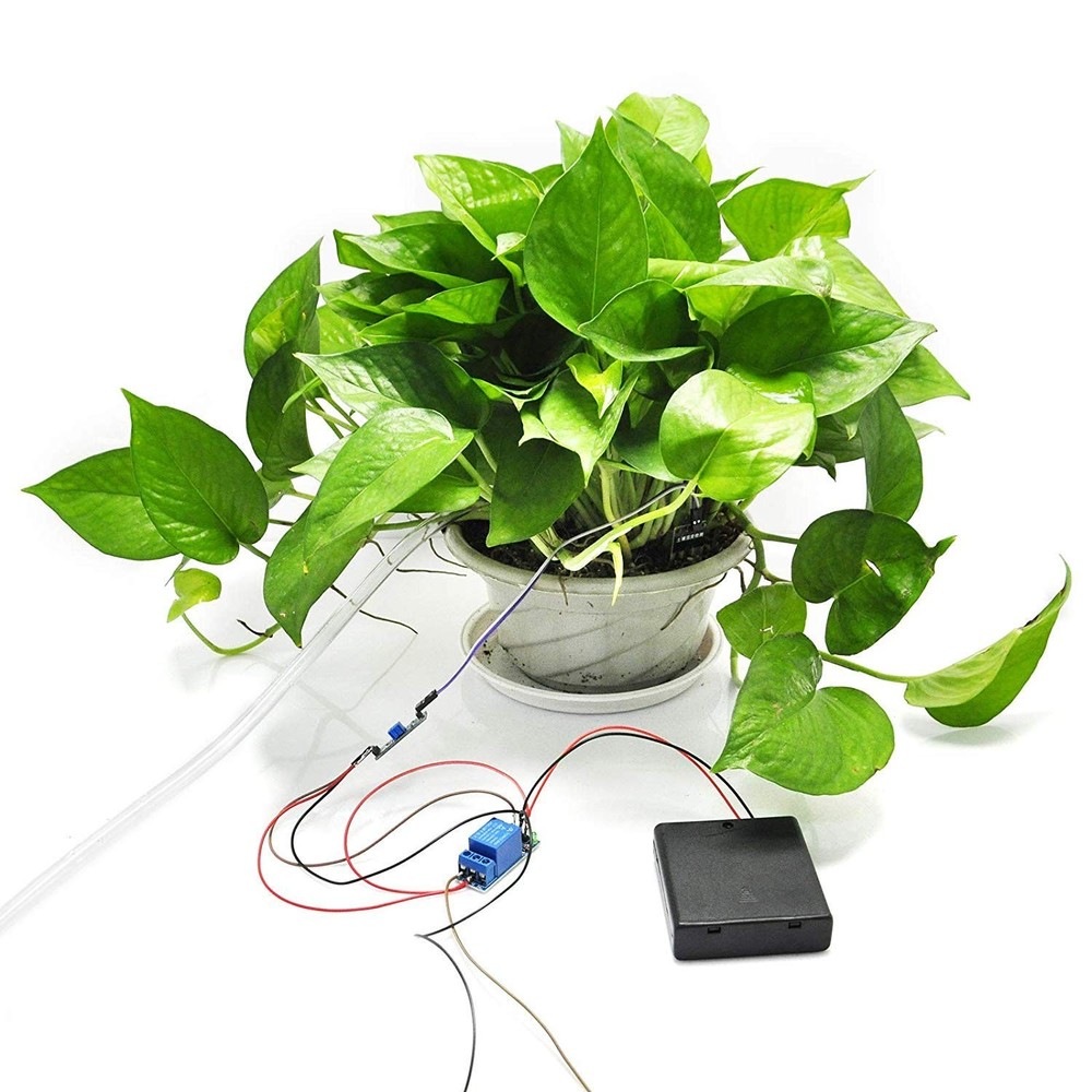 Soil Moisture Sensor Kit Automatic Watering System Manager with Mini Water Pu...