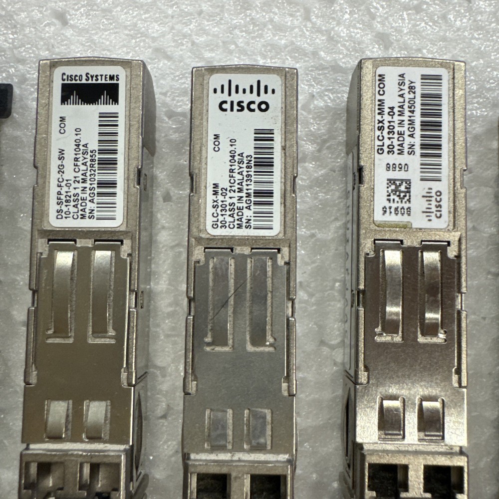 Lot of 16 Cisco & Oracle Transceiver Modules Bin7