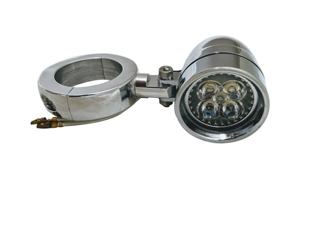 Single Wakeboard Tower LED Light and Clamp - Polished 6 Watt LED