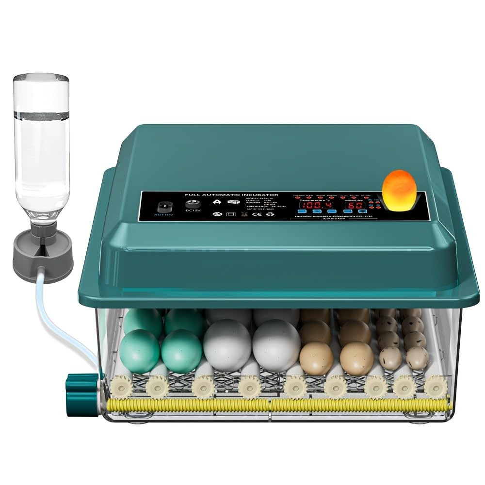 Automatic Egg Incubator 36-Tray, Digital Humidity Control with Auto Flip, Adjust