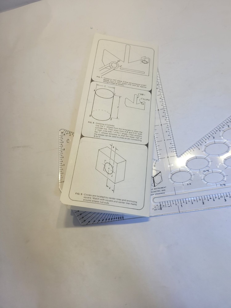 Draftette Y Angle Multipurpose Drafting Angle Measuring Tool Ruler