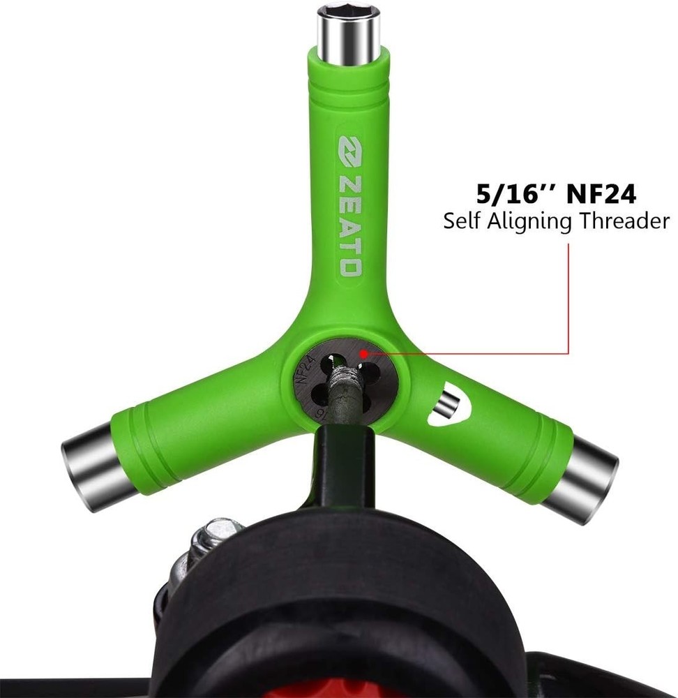 All-In-One Skate Tools Multi-Function Portable Skateboard T Tool Accessory with