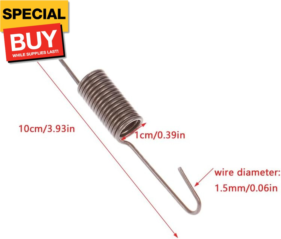 20 Pack 10CM Sofa Mechanism Stretch Spring Replacement Extension Balance Hooks T