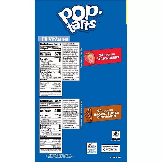 Pop-Tarts Frosted Variety Pack, 48 ct.