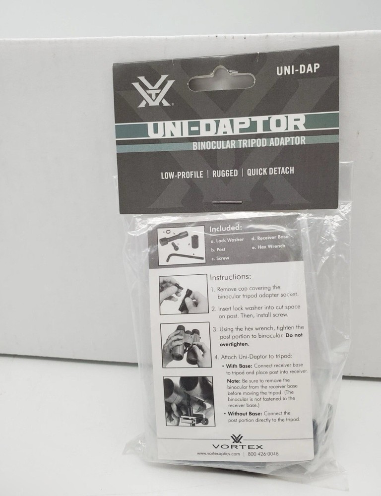 Vortex Optics Uni Daptor Binocular Tripod Adapter…