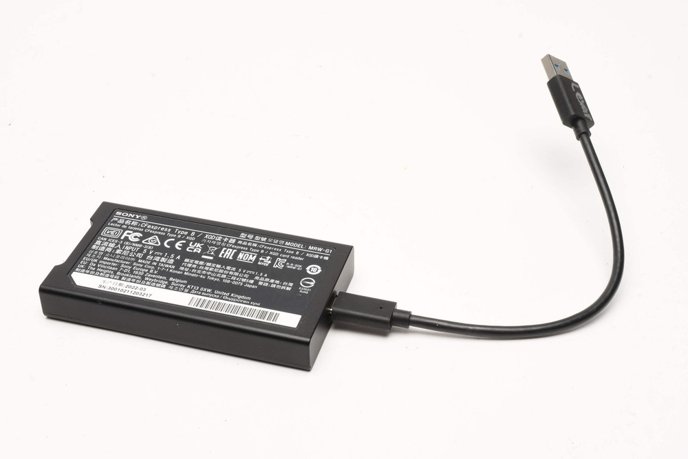 Sony MRW-G1 CF Express Type B / XQD memory card reader + USB