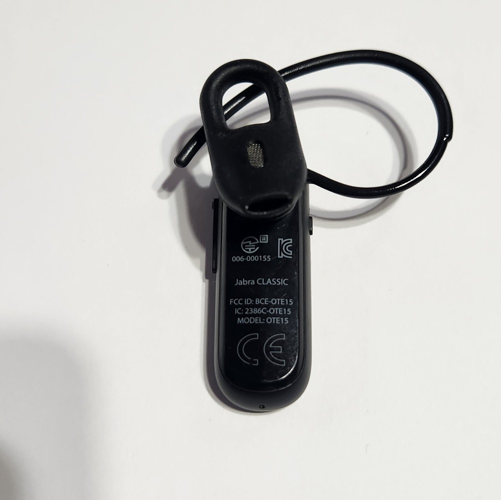 Unused Black Jabra Classic Bluetooth Wireless HEADSET ONLY in Bulk Packaging