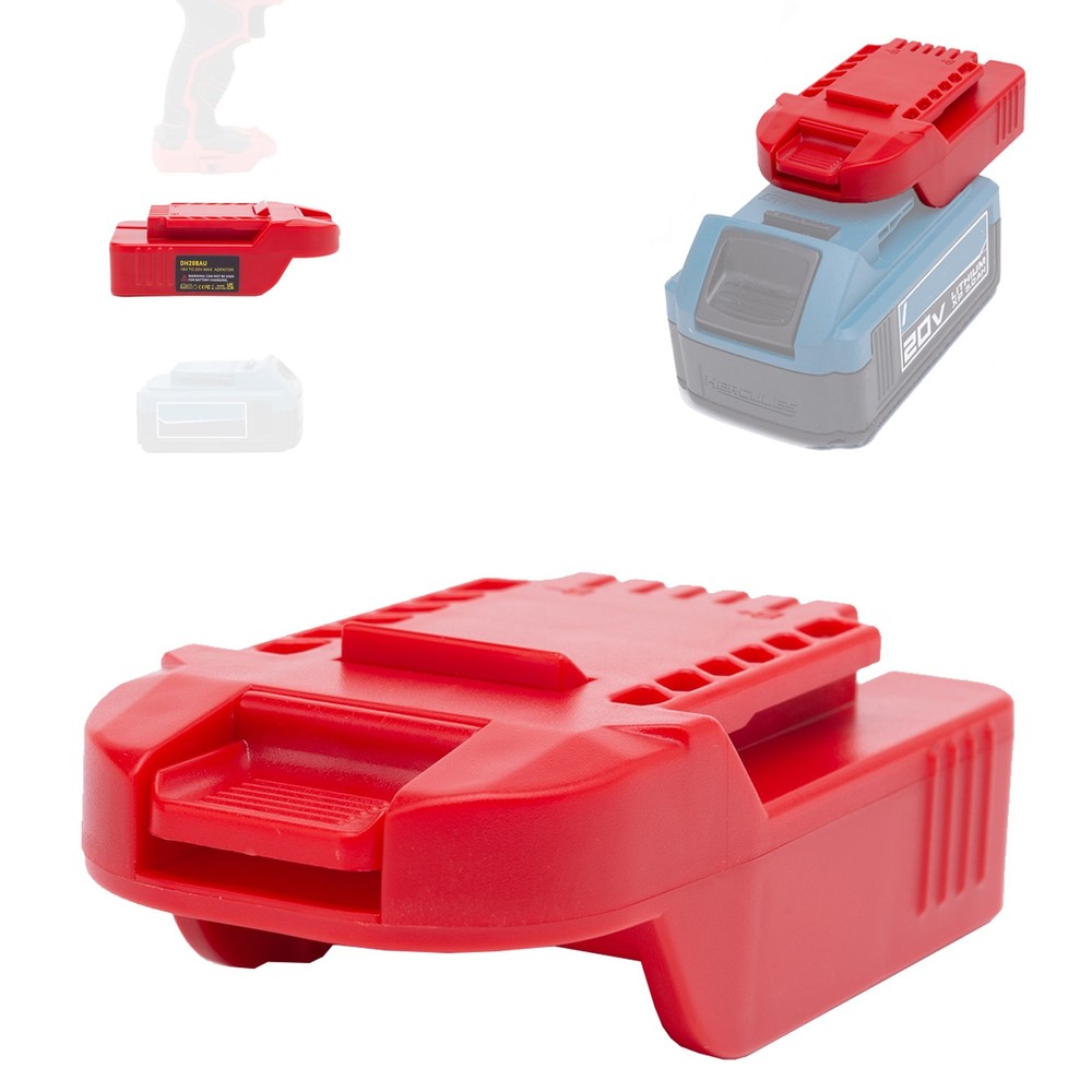 Adapter For Hercules 20V Lithium Battery to Fits Bauer 20V Tools - Adapter Only