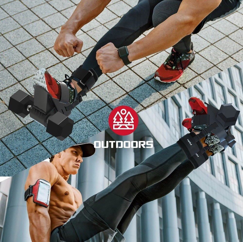 AnkleBell Leg Weights Adapter, Ankle Weights Adjustable Dumbbell Adapter, Single