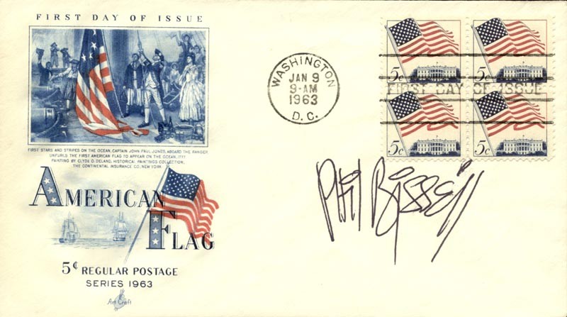 PHIL BISSELL - FIRST DAY COVER SIGNED