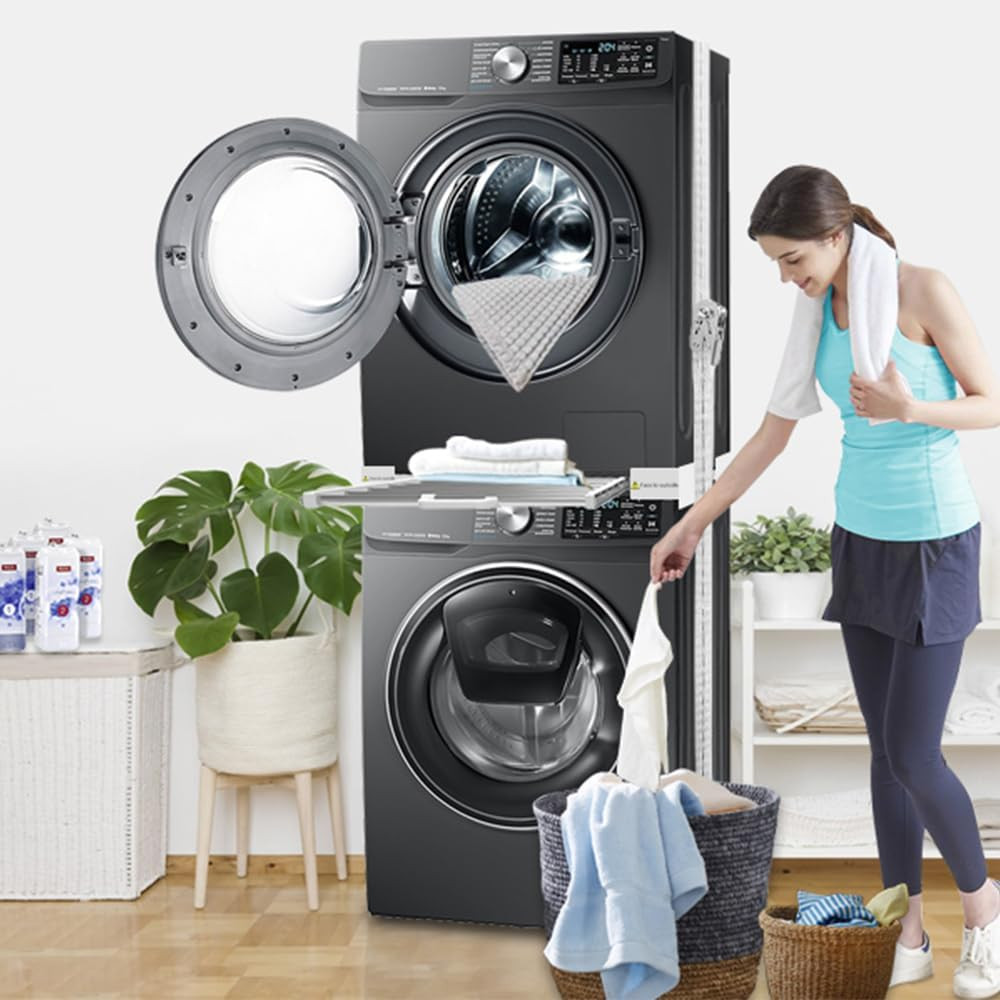 Washer Dryer Stacking Kit, Universal Stacking Kit for Washer and Dryer with Pull