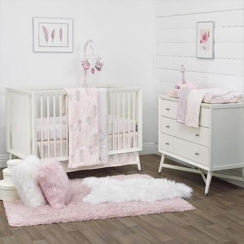 Dwell Studio Beautiful Boheme 6Pc Crib Bedding Set Include Mobile/Changing Pad++