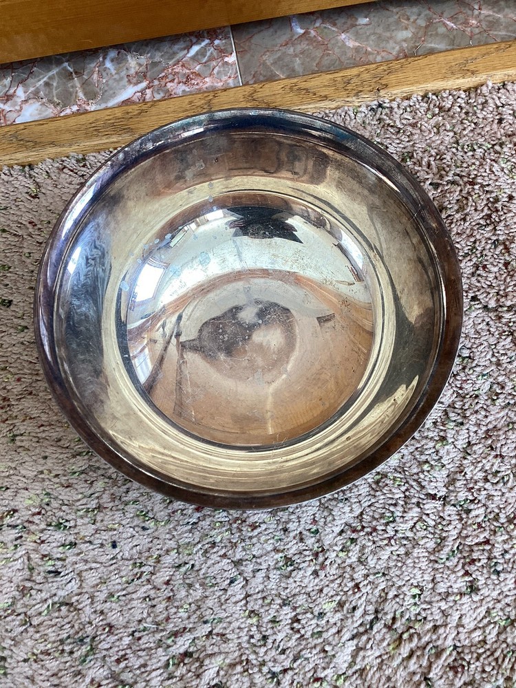 A Gotham Silver Original Footed Bowl 8” Wide