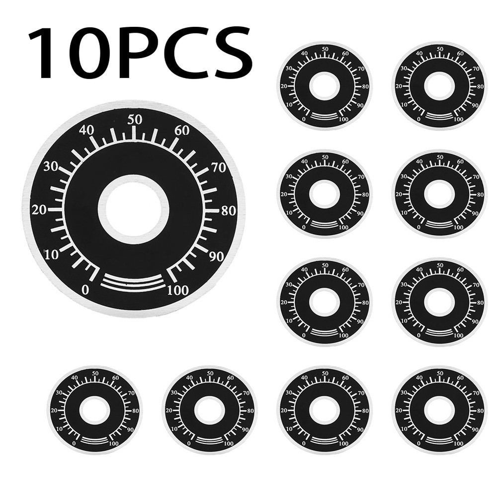 10pcs Efficient Replacement Knobs for Variable Transformers and Rheostats