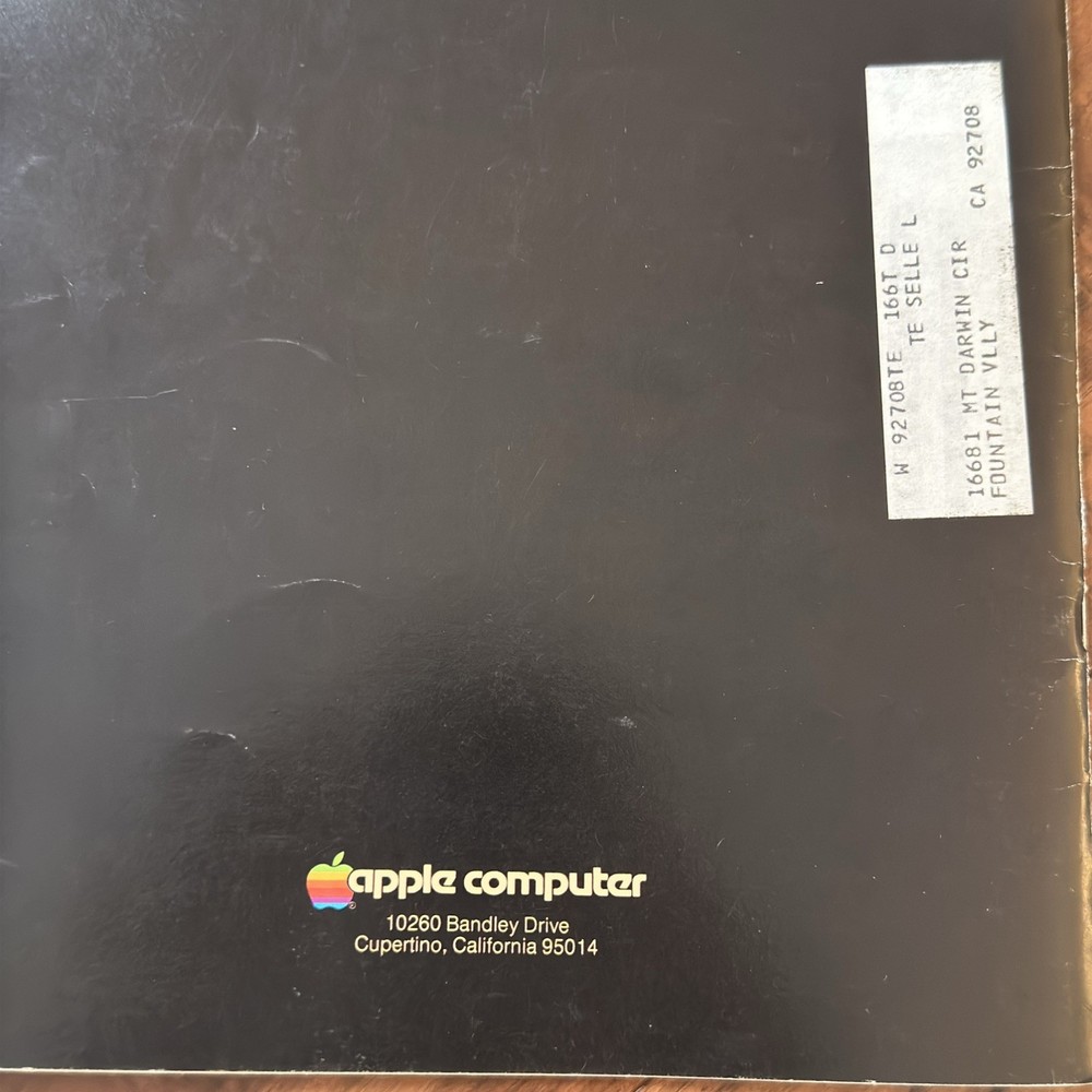 Apple Spring 1981 Catalog Computer Software Technology Magazine Vintage Print