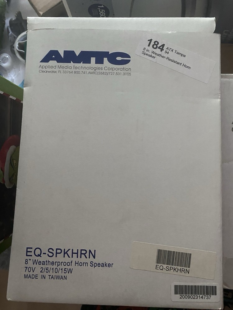 AMTC 8” Weatherproof Horn Speaker