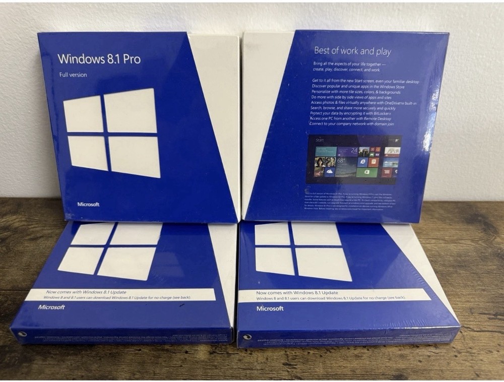 Microsoft Windows 8.1 Pro Full Version for Windows - FQC-06913