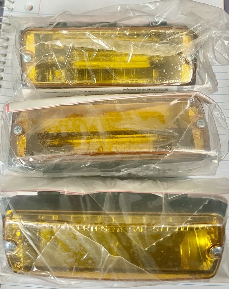 Whelen Model 500 Linear Amber Strobe Lighthead Part # 02-0363292-00A New