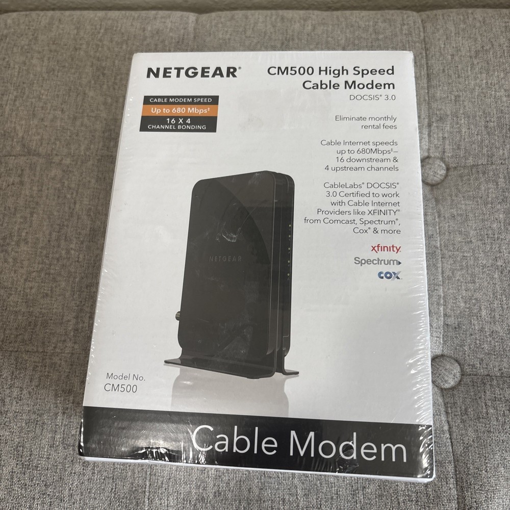 NETGEAR Cable Modem CM500 Brand New