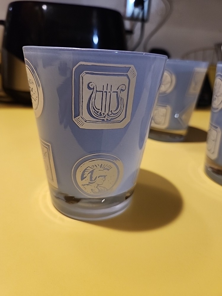 MCM Light Blue Glasses Theater Theme