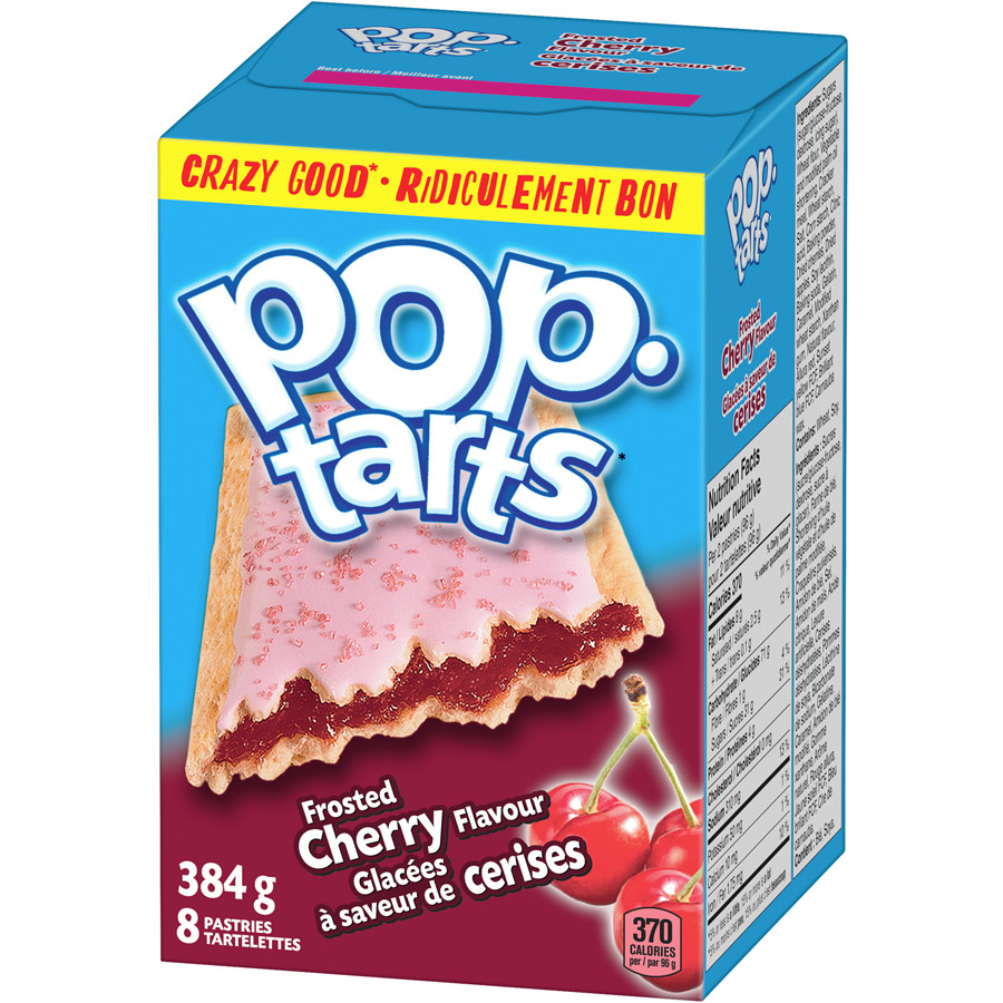 2-Pack Kelloggs Poptarts Pastries Frosted Cherry Flavour