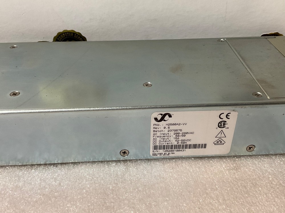 Eltek H2500A2-VV communications power supply module 42-55VDC 50A