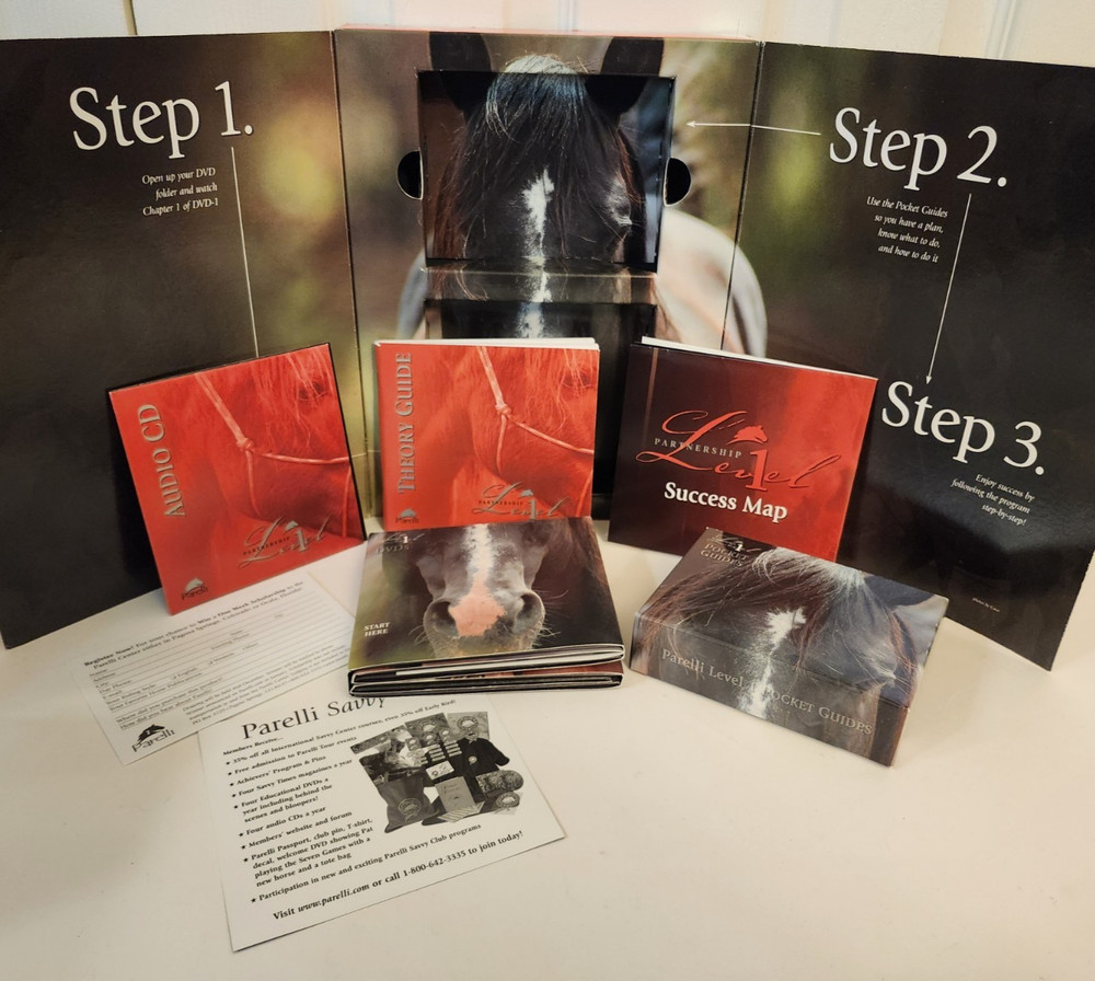 Parelli Partnership Level 1 Training Natural Horsemanship Program Set