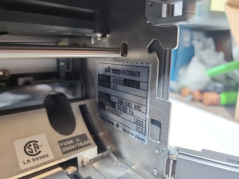 Yokogawa 436002, uR1000 Chart Recorder E1