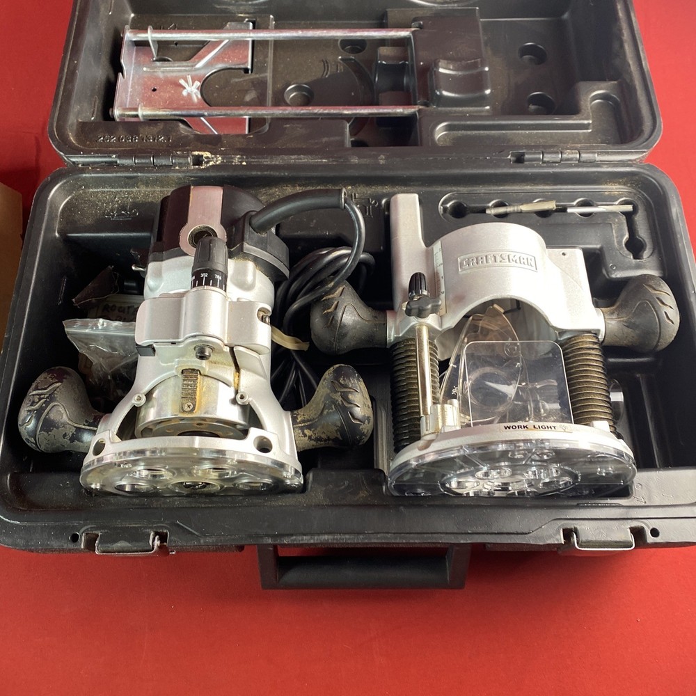 Craftsman (320.17543) Variable Speed Router Combo Kit W/Guide And Case!