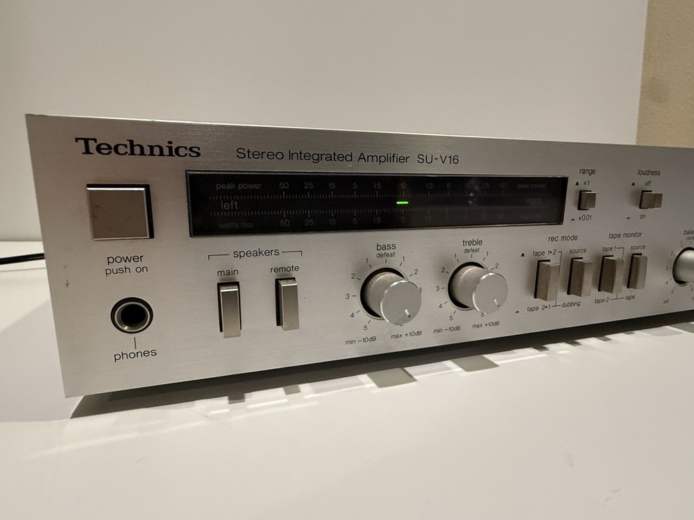 Technics SU-V16 Stereo Integrated Amplifier 1978 Vintage Used