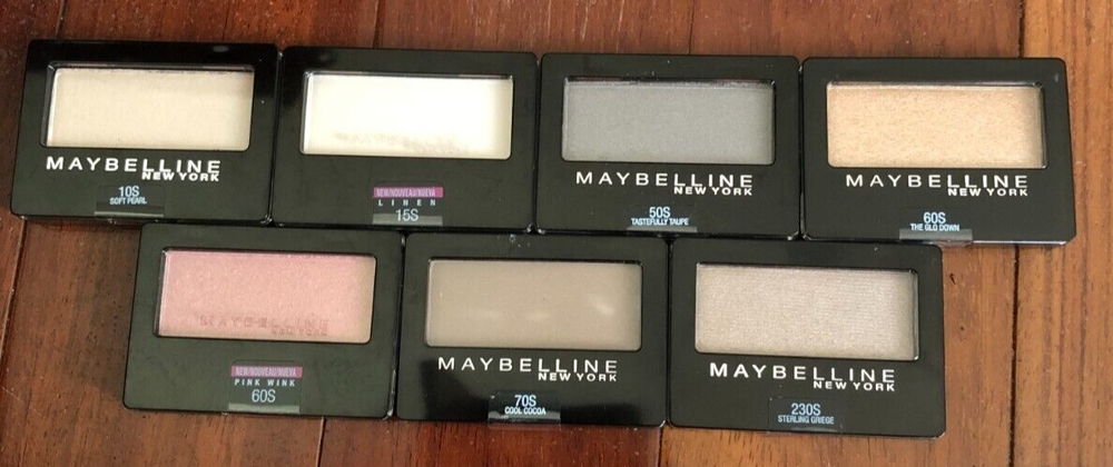 3 Maybelline Expertwear Eyeshadow Singles (You Choose)